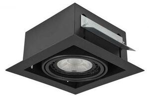 AZZ AZ2869 Stropní zápustné bodové svítidlo Azzardo Nova 1 black/black AZ2869 GU10+ADAP111/ES111 1x40/1x50W IP20 19,5cm černé - AZZARDO