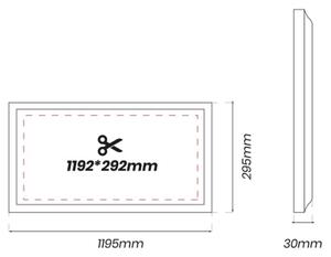 LED Panel LED/48W/230V 4000K 120x30 cm