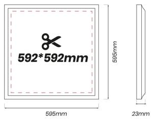 LED Panel LED/48W/230V 4000K 60x60 cm