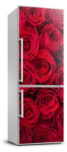 Nálepka fototapeta lednička Červené růže FridgeStick-70x190-f-102803756