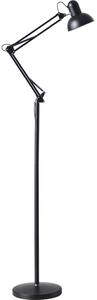 Flexibilní stojací lampa AURIQ 1xE27/60W/230V 184 cm černá