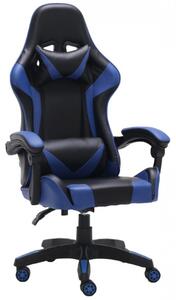 Herní židle LEMBIT - černá / modrá
