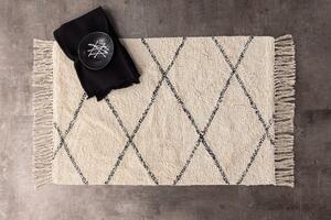 Obdélníkový koberec Thelma, bílý, 50x80