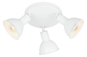 Briloner 2674-036 - Bodové svítidlo RETRO 3xE14/25W/230V bílá