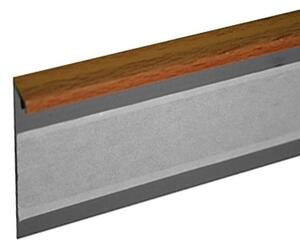 Döllken, Kobercová (soklová) lišta TL55 57 buk 2,5 m, 2500x55x10 mm, hnědá