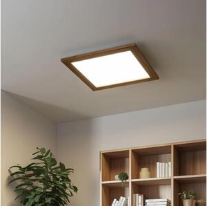 Eglo - LED RGB Stmívatelný přisazený panel SALOBRENA-C LED/24W/230V hnědá + DO