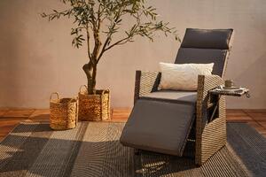 ZAHRADNÍ RELAXAČNÍ ŽIDLE, kov, plast, textil Ambia Garden - Online Only zahradní nábytek, Online Only
