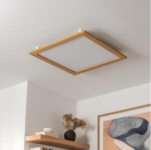 Eglo - LED Přisazený panel SALOBRENA-RW WOOD LED/34W/230V 2700/4000K hnědá