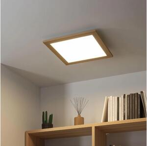 Eglo - LED RGB Stmívatelný přisazený panel SALOBRENA-C LED/24W/230V hnědá + DO