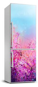 Samolepící nálepka na ledničku Květy višně FridgeStick-70x190-f-106388949