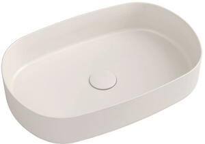 Isvea Infinity umyvadlo 55x36 cm oválný hnědá/béžová 10NF65055-2K