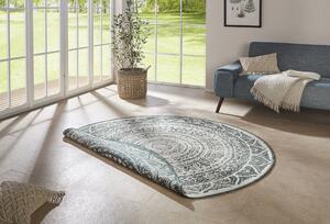 NORTHRUGS - Hanse Home koberce Kusový koberec Twin Supreme 104167 Green/Cream ROZMĚR: 140x140 (průměr) kruh