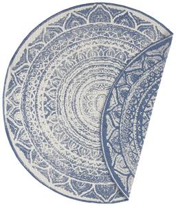 NORTHRUGS - Hanse Home koberce Kusový koberec Twin Supreme 104166 Blue/Cream ROZMĚR: 200x200 (průměr) kruh