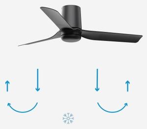 FARO 33834-Stropní ventilátor MINI PUNT TUB S černá pr. 90 cm + dálkové ovládání