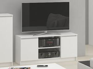 Moderní TV stolek ROMANA120, bílý