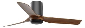 FARO 33835 - Stropní ventilátor MINI PUNT TUB S hnědá/černá pr. 90 cm + DO