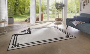 NORTHRUGS - Hanse Home koberce Kusový koberec Twin Supreme 104145 Black/Cream - 120x170 cm