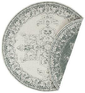 NORTHRUGS - Hanse Home koberce Kusový koberec Twin Supreme 104139 Green/Cream kruh ROZMĚR: 200x200 (průměr) kruh