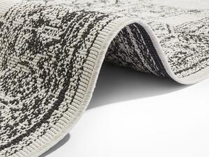 NORTHRUGS - Hanse Home koberce Kusový koberec Twin Supreme 104137 Black/Cream – na ven i na doma - 200x290 cm