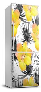 Fototapeta na ledničku Tropické květiny FridgeStick-70x190-f-112718901