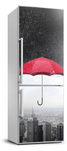 Tapeta nálepka na ledničku Deštník nad městem FridgeStick-70x190-f-114252006
