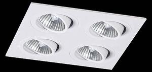 BPM 4215LED2.D40.3K Vestavné svítidlo Aluminio Blanco, bílá 4x 10W LED 230V - BPM