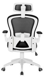 Otočná židle FABLE - černá / bílá