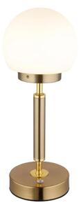 Globo 21033M-LED Nab. dot. stol. lampa HAKU LED/2,5W/5V 2700/4000/6500K mosaz