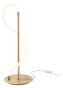 Redo 01-2529 stolní LED stmívatelná lampa Corral matně zlatá, 12W, 3000K, 47cm