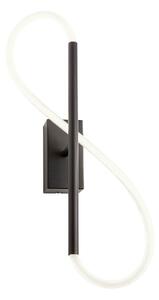 Redo 01-2109 nástěnné LED stmívatelné svítidlo Corral pískově černé, 13W, 3000K, 45cm