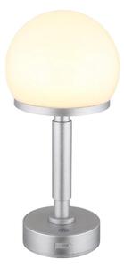 Globo 21034SI - LED Nab. dot. stol. lampa HAKU LED/2,5W/5V 2800K stříbrná