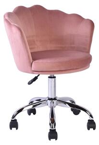 Otočná židle VITALIA - růžová
