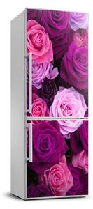 Nálepka fototapeta na ledničku Růžové růže FridgeStick-70x190-f-119226087