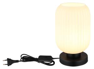 Globo 15469TO - Stolní lampa NORMY 1xE27/40W/230V bílá