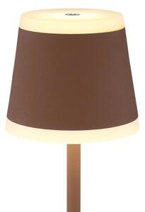 Globo 58433R - LED Stmívatelná stolní lampa RIDLEY LED/4,6W/3,7V 3000K hnědá