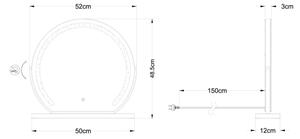 Globo 84038 - LED Stm. zrcadlo s podsvícením RIVAS LED/10W/230V 12x48,5 cm