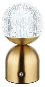 Globo 21007M-LED Stm. dot. stol. lampa JULSY LED/2,5W/3,7V 2700/4000/6500K mosaz