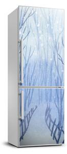 Nálepka na ledničku samolepící Les zima FridgeStick-70x190-f-122794428