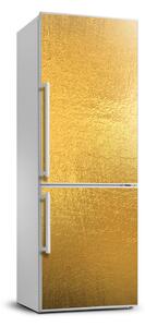 Nálepka tapeta na ledničku Zlatá folie pozadí FridgeStick-70x190-f-123223557