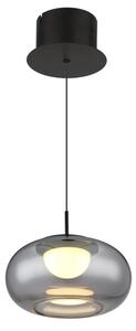 Globo 15744H - LED Lustr na lanku QUINTARA LED/6W/230V černá