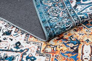 Makro Abra Kusový koberec ANTIKA Vhodný k praní klasický moderní granátový pomerančový Rozměr: 80x150 cm