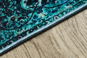 Makro Abra Kusový koberec ANTIKA ANCRET Vhodný k praní klasický moderní modrý Rozměr: 120x170 cm
