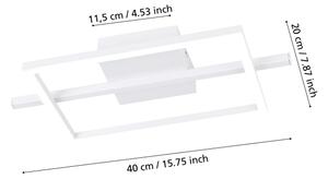 Eglo 901116 - LED Stmívatelné stropní svítidlo AMANDOLO LED/17W/230V bílá + DO