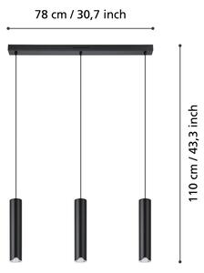 Eglo 901124 - LED RGBW Stmívatelný lustr na lanku BALAMORTA-Z 3xLED/3,7W/230V
