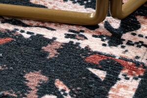 Makro Abra Kusový koberec ANTIKA 120 Vhodný k praní klasický černý terakota Rozměr: 80x150 cm