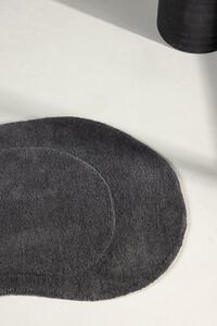 Oválný koberec Sten, tmavě šedý, 50x75