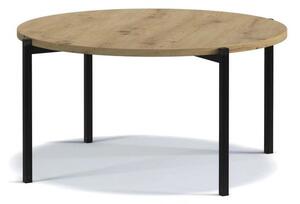 Kulatý konferenční stolek VILEM 1 - dub artisan