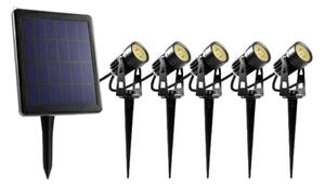 Retlux - SADA 5x LED Venkovní lampa se solárním panelem LED/4000 mAh IP44