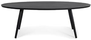 Černý kovový zahradní konferenční stolek Bizzotto Space 119 x 58 cm