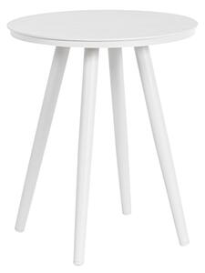 Bílý kovový zahradní odkládací stolek Bizzotto Space 40 cm